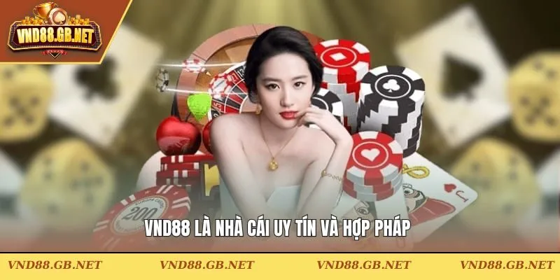 VND88 là nhà cái uy tín và hợp pháp