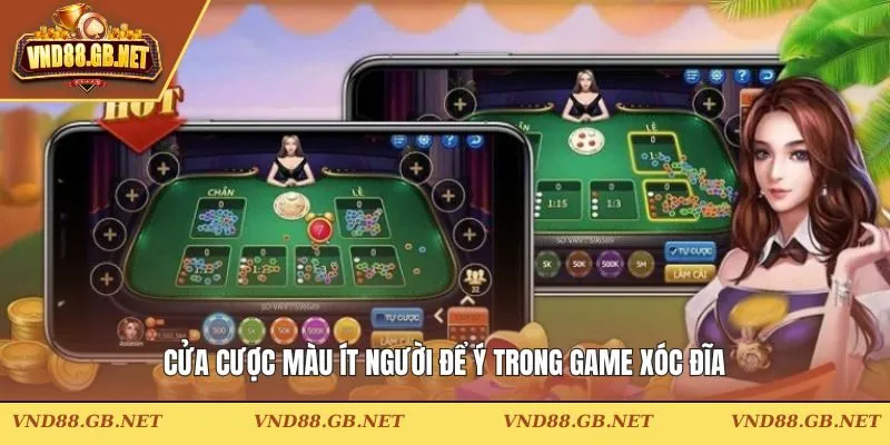 Dự đoán màu thuộc kiểu cược ít người để ý trong xóc đĩa