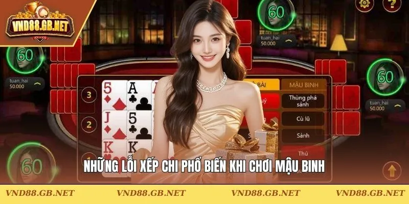 Lỗi xếp chi phổ biến